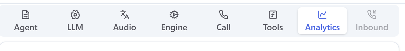 Open the Analytics tab
