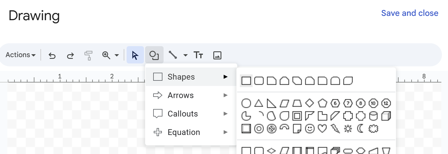 Draw a rectangle button
